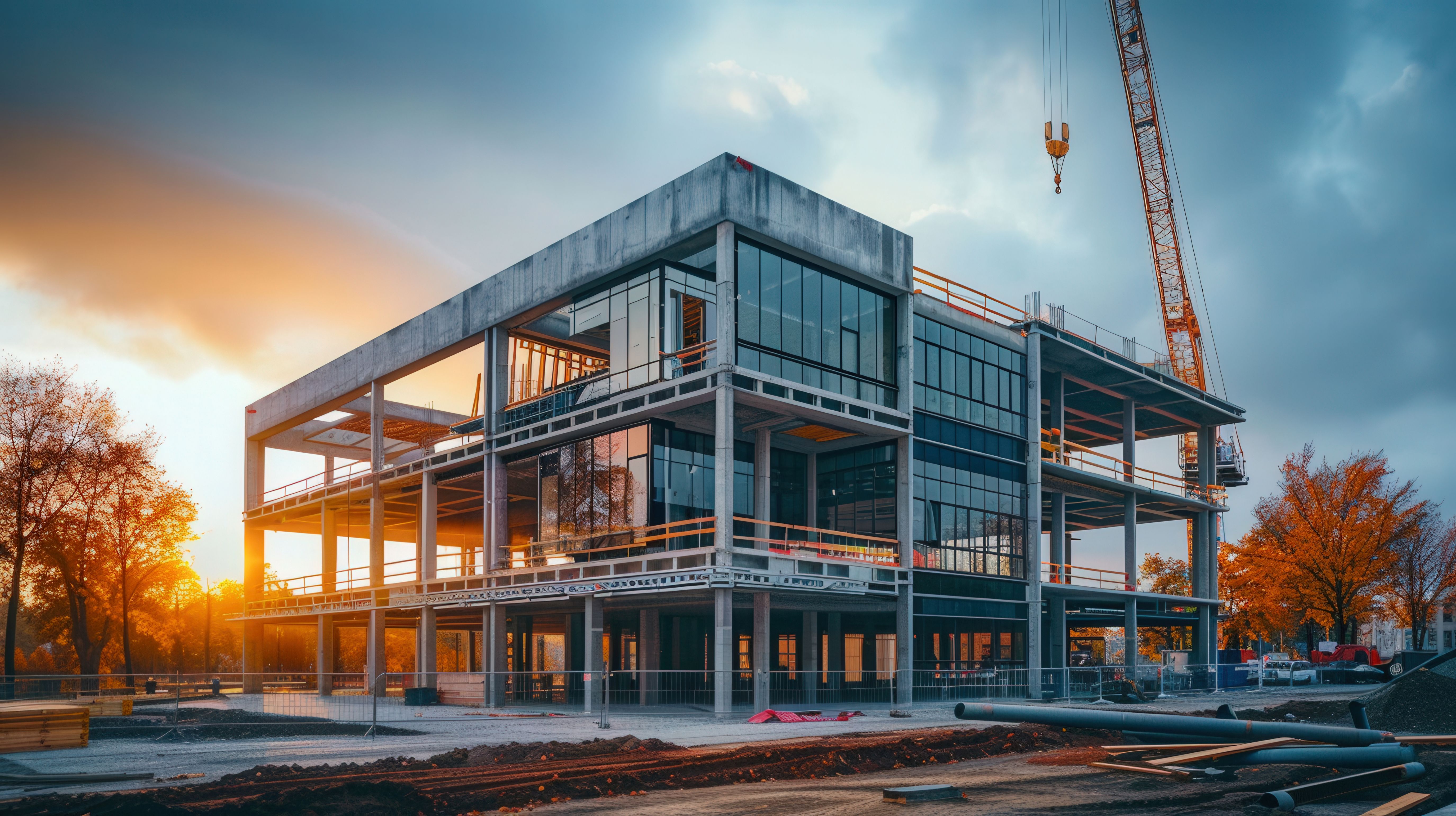 vecteezy_the-modern-building-stands-in-progress-with-crane-and_66028763